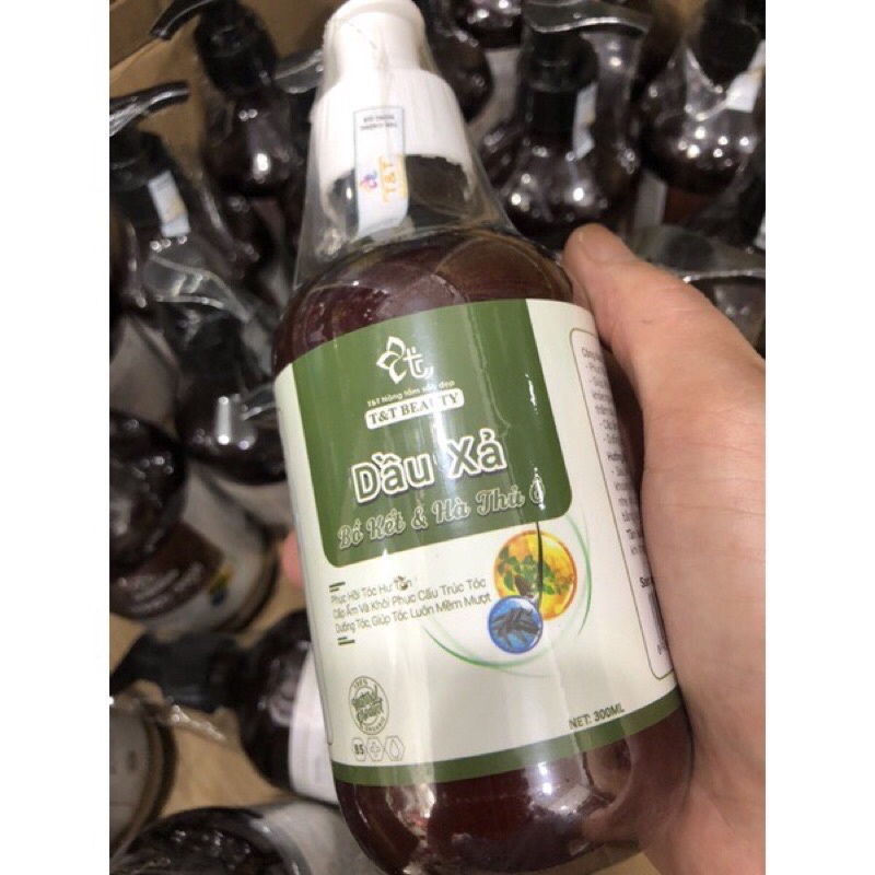 Gội Xả Bồ Kết & Hà Thủ Ô Dành Cho Tóc Gàu, Nấm và Ngăn Rụng Tóc