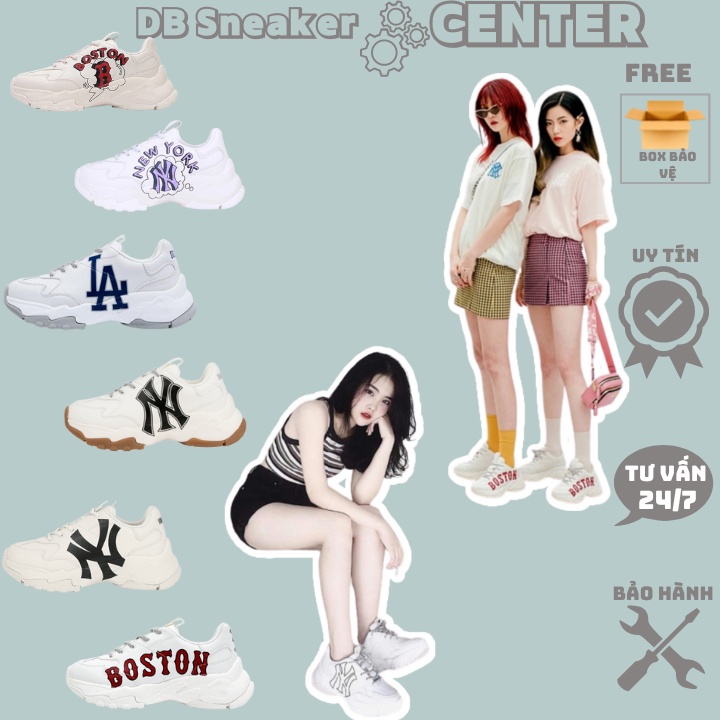 ✅ Giày MLB, Giày Boston, NY, LA ,newyork tím mới nhất hót nhất 2022 bản chuẩn