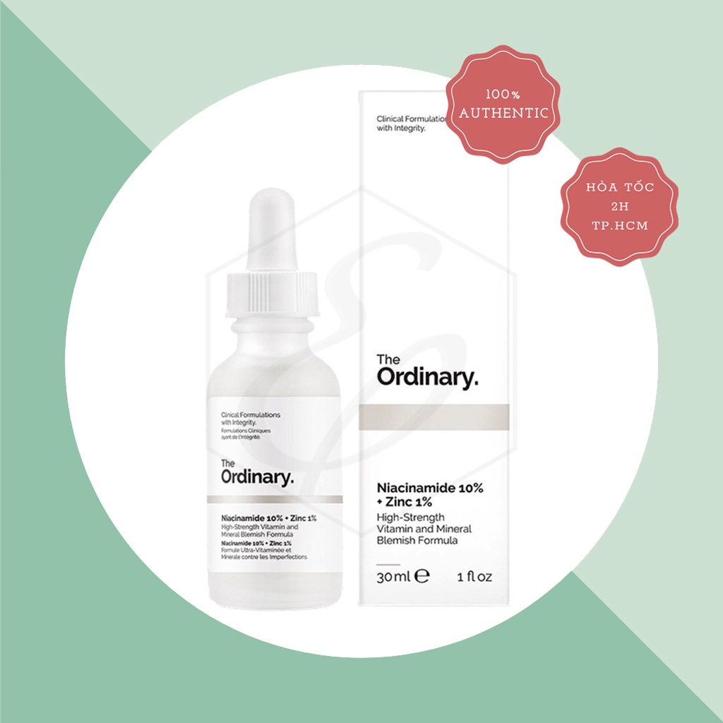 The Ordinary Tinh chất Niacinamide 10% + Zinc 1%