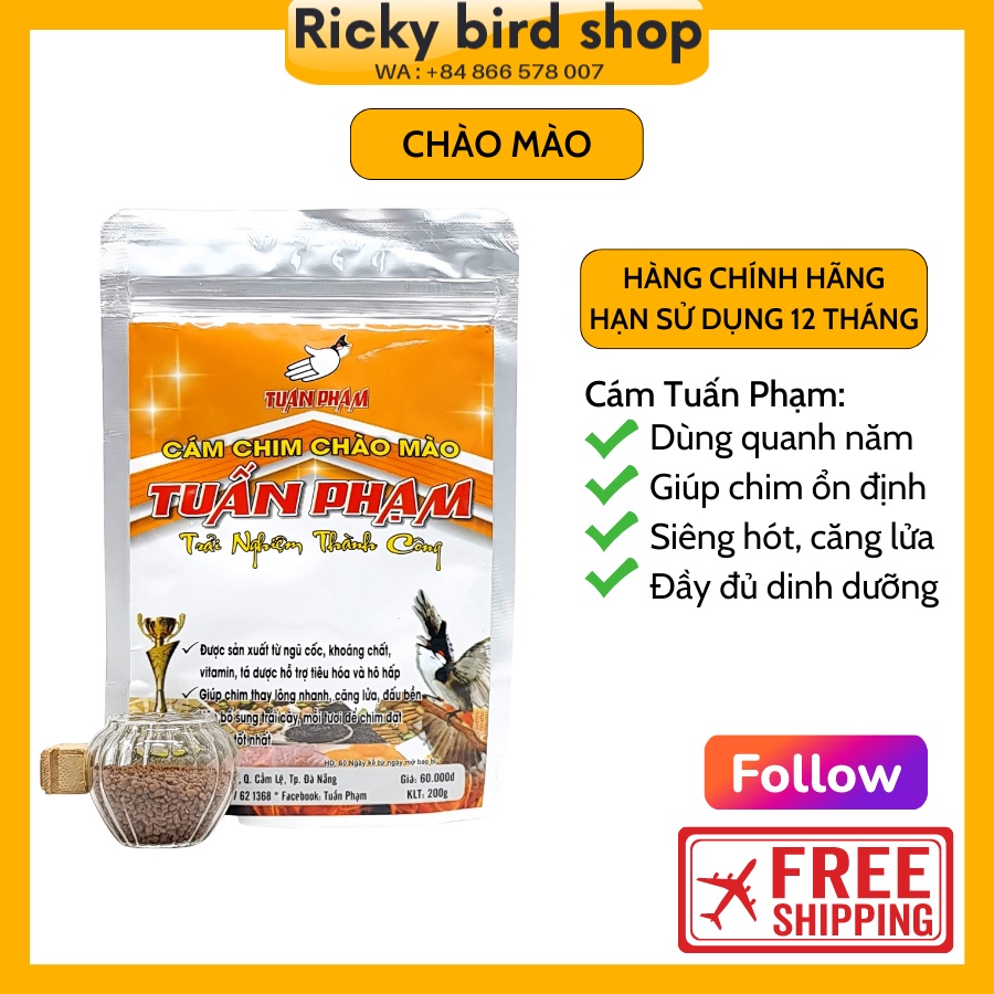 Cám chim chào mào cao cấp Tuấn Phạm - 200g