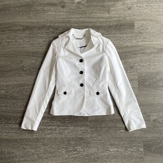 Áo khoác nữ blazer White Black