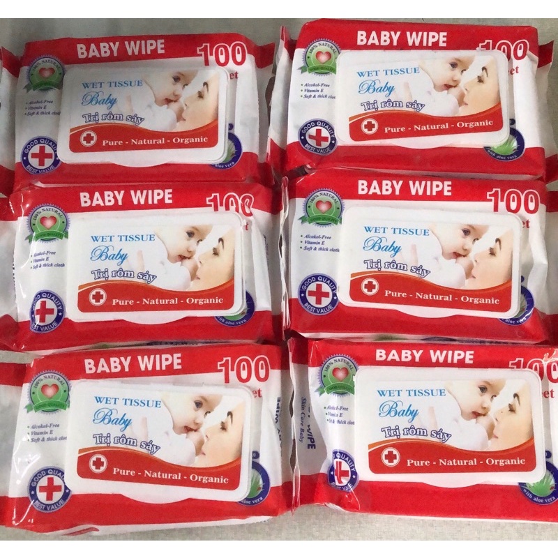 Khăn ướt baby wipes(Giao mẫu ngẫu nhiên)