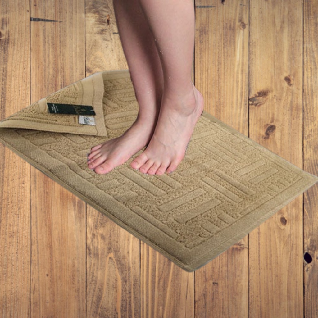 Thảm trải sàn, lau chân Belleto chất liệu Cotton cao cấp M825 40x60 cm - Quang Hoa Co