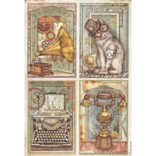 Rice paper - Decoupage - A4 - Mẫu động vật - RP-A4-003, RP-A4-006, RP-A4-009, RP-A4-014, RP-A4-002