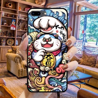 Ốp lưng Iphone 7 plus - 8 plus ốp lưng in hình mèo thần tài siêu đẹp