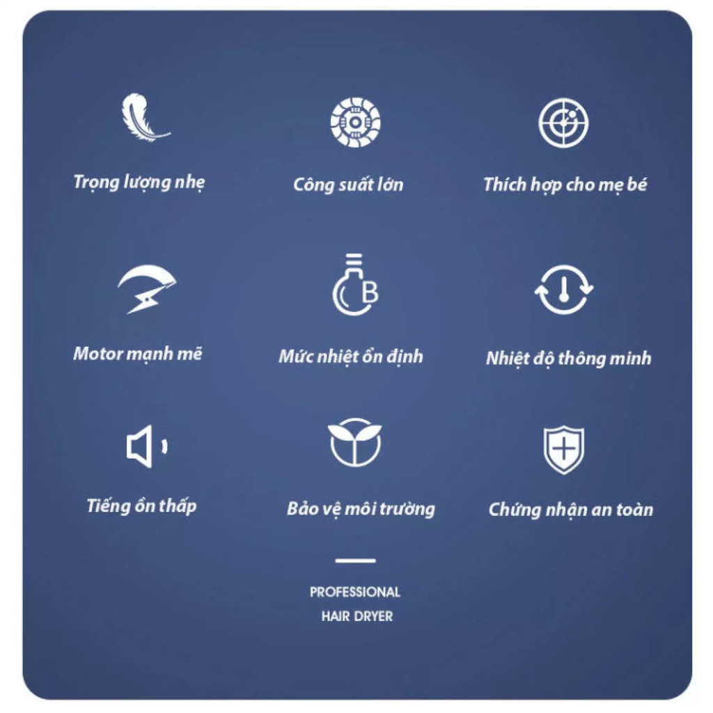 Máy sấy tóc cao cấp MuSidine - Mẫu máy sấy tóc công suất cao, nhiều chế độ sấy,Ion âm giúp bảo vệ tóc-17.kerhy