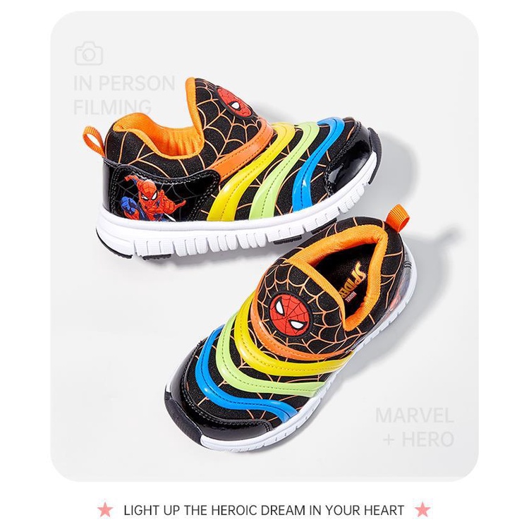 Giày Lười In Hình Người Nhện Disney Marvel Thời Trang Mùa Thu 2022 Cho Bé Trai