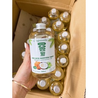 Dầu dừa ép lạnh nguyên chất GreenCo co chai 500ml