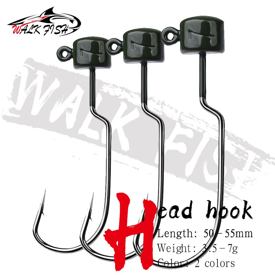 Bộ 5 Móc Câu Bằng Thép Carbon 3.5g 5g 7g Chất Lượng Cao