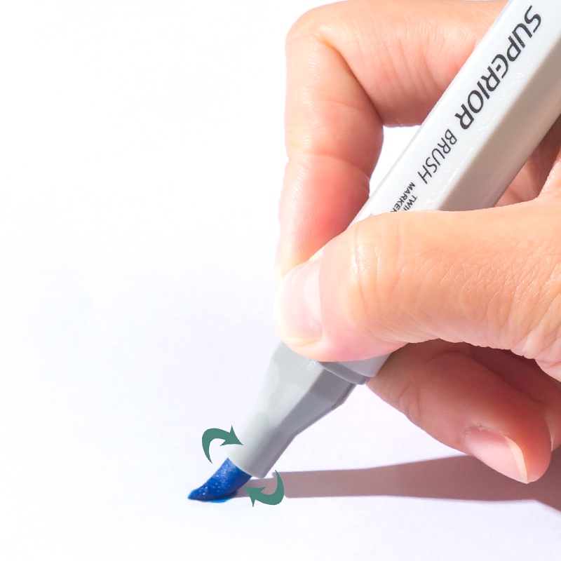 - Bút Marker brush SUPERIOR 1314A - 240 màu lẻ - Tone Yellow