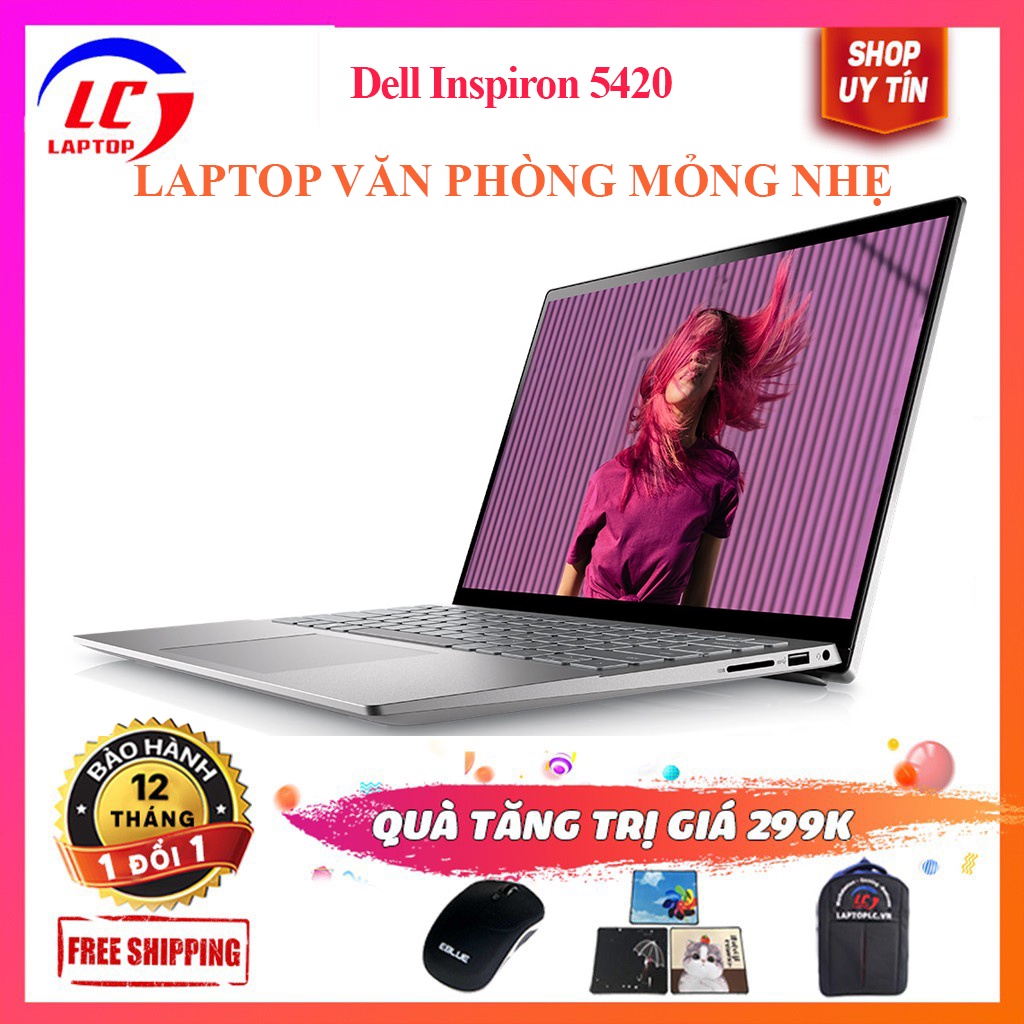 Dell Inspiron 5420 Máy Laptop Mỏng Nhẹ {Core i7-1260P, VGA MX570- 2G, Màn 14" 2.2K IPS, 100% sRGB, 300Nits}