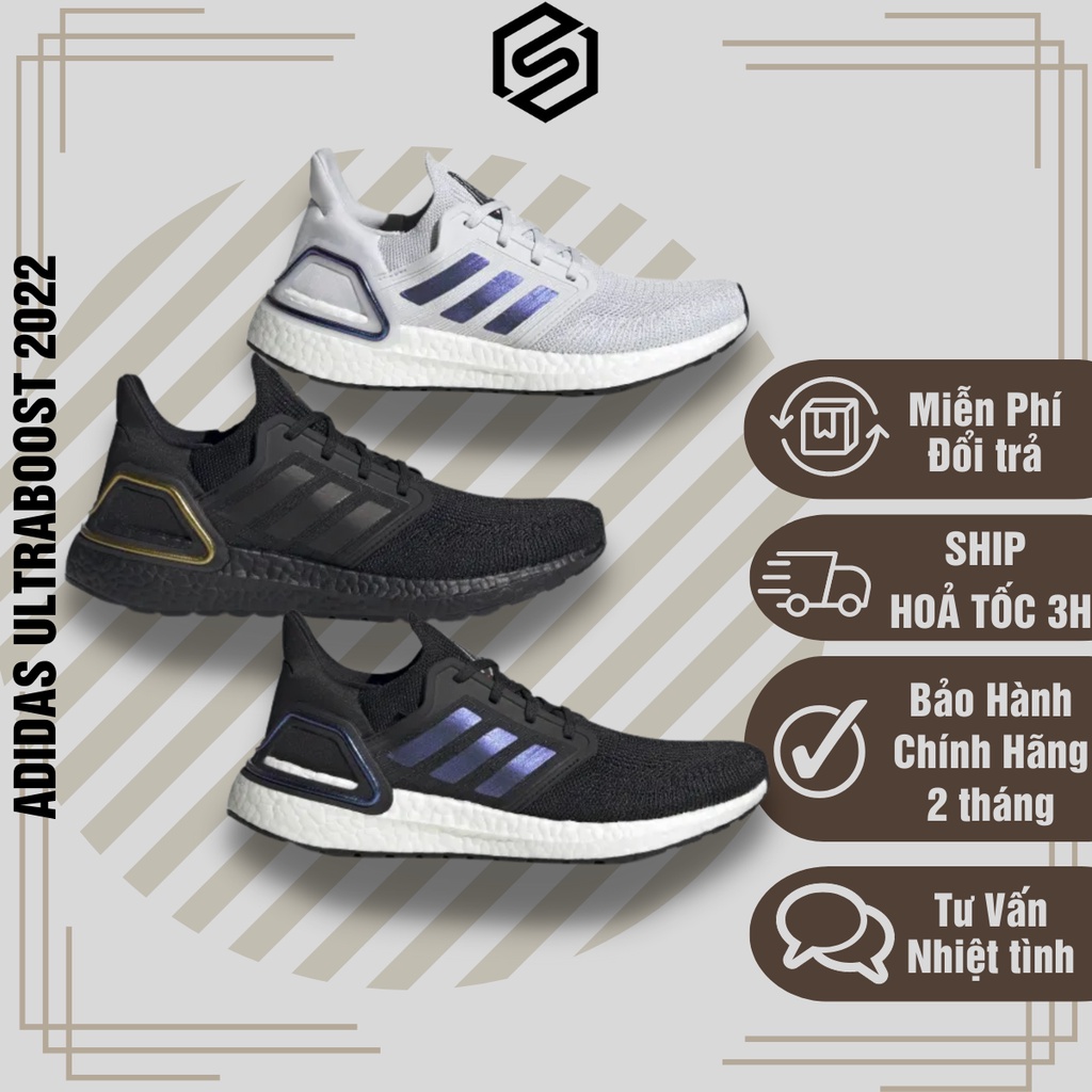 SHOE LAB Giày Ultra Boost 20 Running phối màu "BLACK WHITE GREEN" FY3452 - Hàng Chính Hãng - Fak.e hoàn tiền