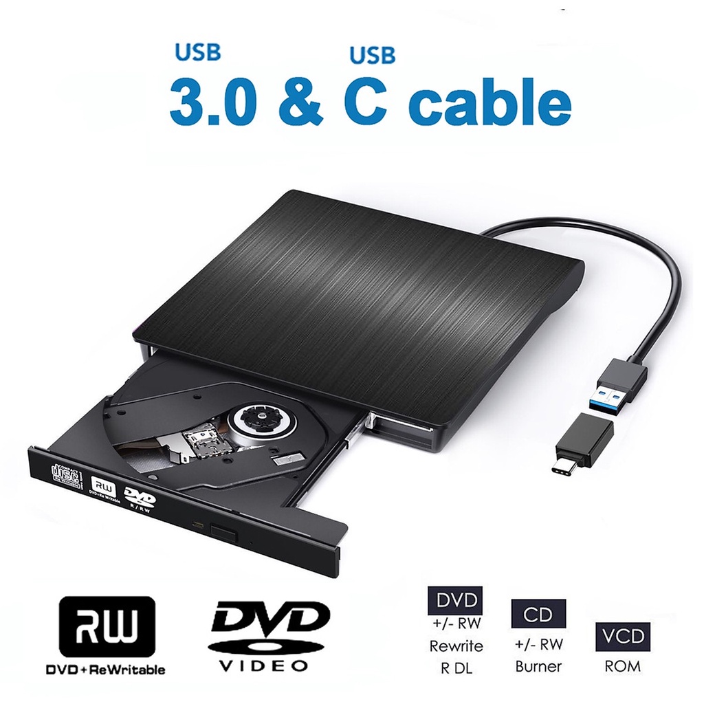 Đầu Đọc Ghi Đĩa DVD - RW Rời Cho Laptop máy tính, Macbook