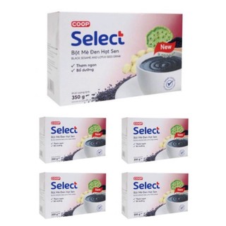 [DATE MỚI] COMBO 10 HỘP BỘT MÈ ĐEN - HẠT SEN COOP SELECT BD 350G