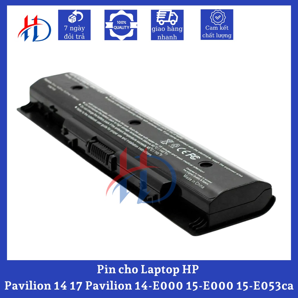 Pin cho Laptop HP Pavilion 14 17 Pavilion 14-E000 15-E000 15-E053ca - Hàng Nhập Khẩu
