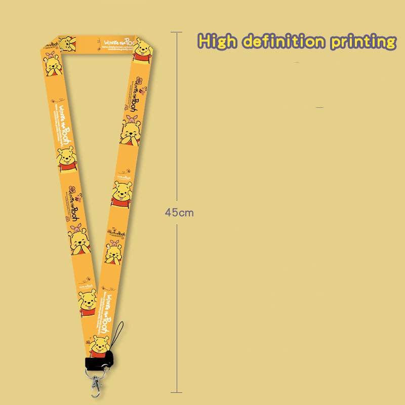 Dây đeo thẻ tên / Thẻ Học Sinh / Làm Việc Hoạt Hình D Y Eo Th T N / Hoạt Hình Gấu Pooh