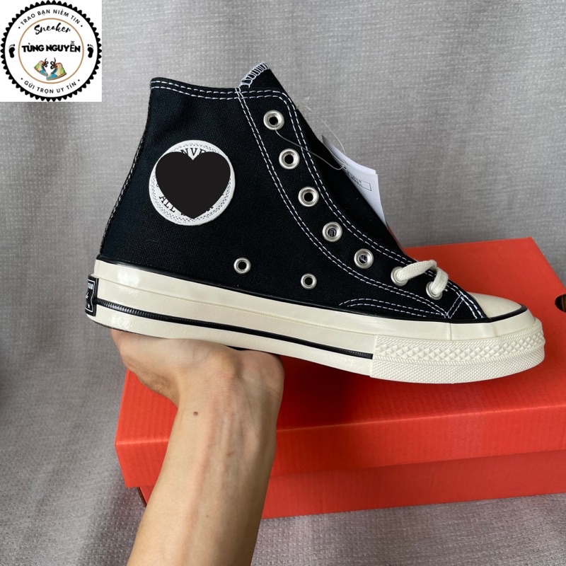 Cv 1970s cổ cao, cv đen cao, giày thể thao sneaker hàng cao cấp 11 trung, giày tùng nguyễn