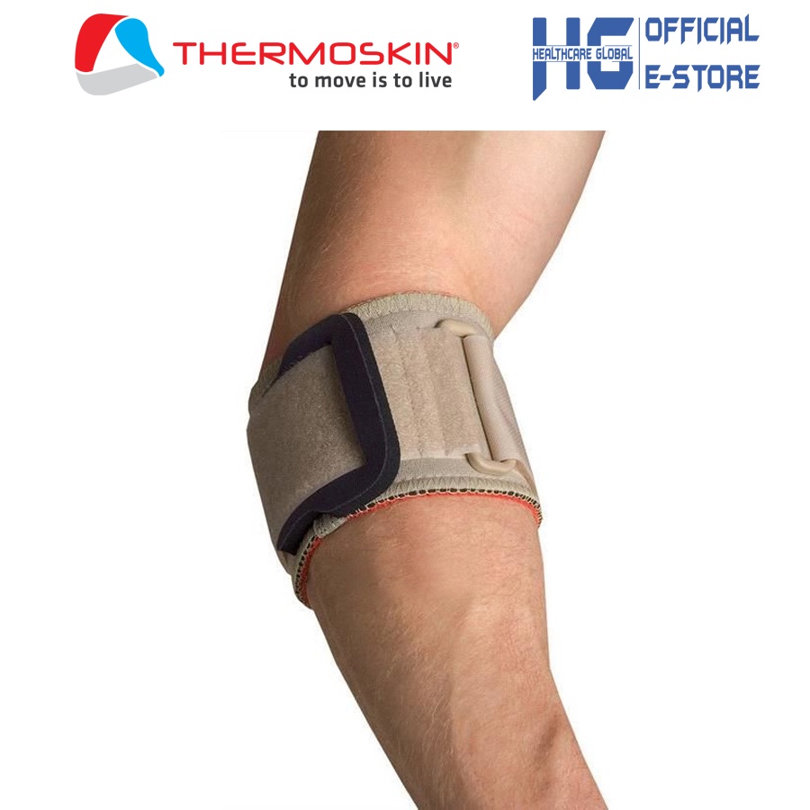Băng nẹp cơ dưới khuỷ tay hỗ trợ điều trị căng cơ, rách cơ, khi chơi tennis hoặc hoạt động mạnh THERMOSKIN