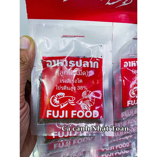 LĂN QUĂN SẤY KHÔ THỨC ĂN CHO DINH DƯỠNG CHO CÁ CẢNH FUJI FOOD GÓI 20G
