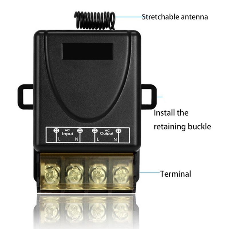 1 Bộ Điều Khiển Từ Xa Cho Máy Bơm Nước 433 MHz 220V 30A