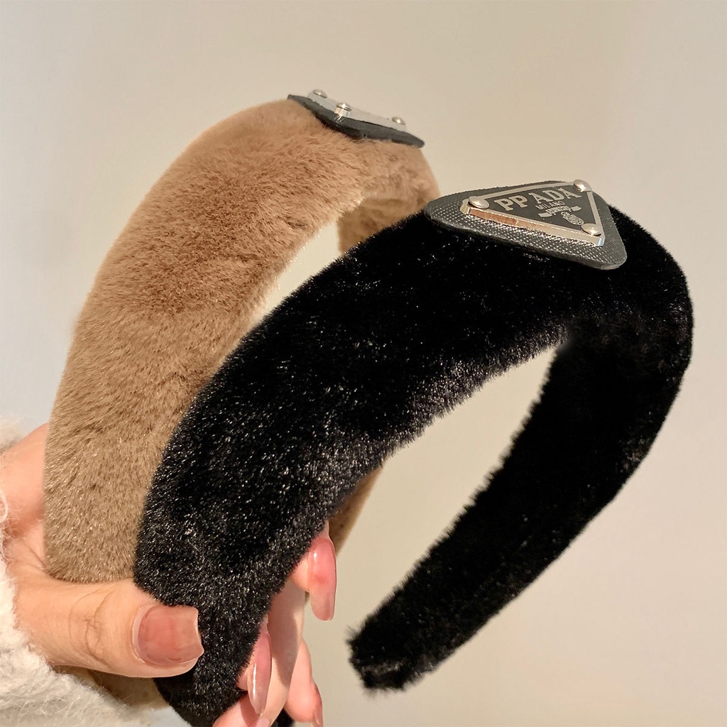 Băng Đô Cài Tóc Lông Nhung Thời Trang Thu Đông 2022 Dành Cho Nữ