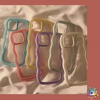 Ốp Điện Thoại Mềm Trong Suốt Viền Lượn Sóng Cho IPhone 7Plus 11 XR 6 6S 7 8 Plus 12 13 Pro Max 8Plus X XS Max 11Pro Max 14 Pro Max