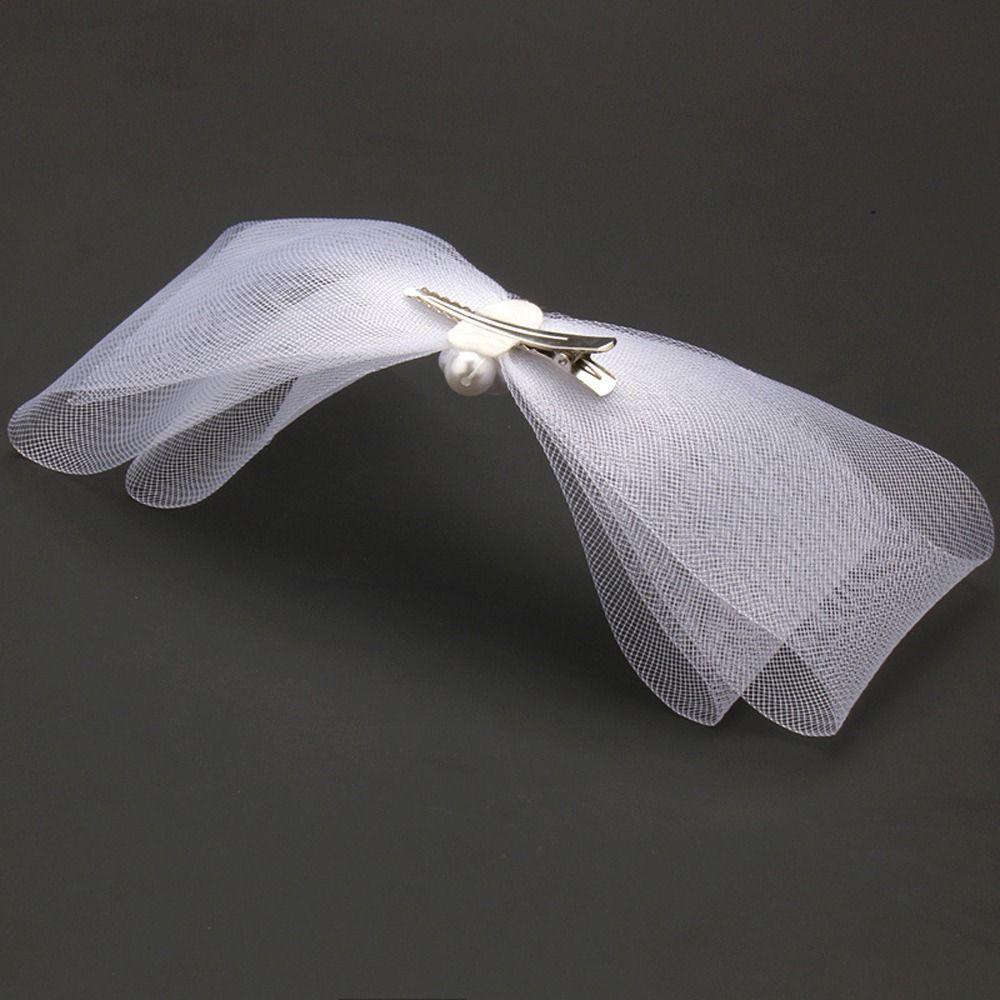 Kẹp Tóc Nơ Lưới Cỡ Lớn Thời Trang Dự Tiệc Cho Bạn Gái