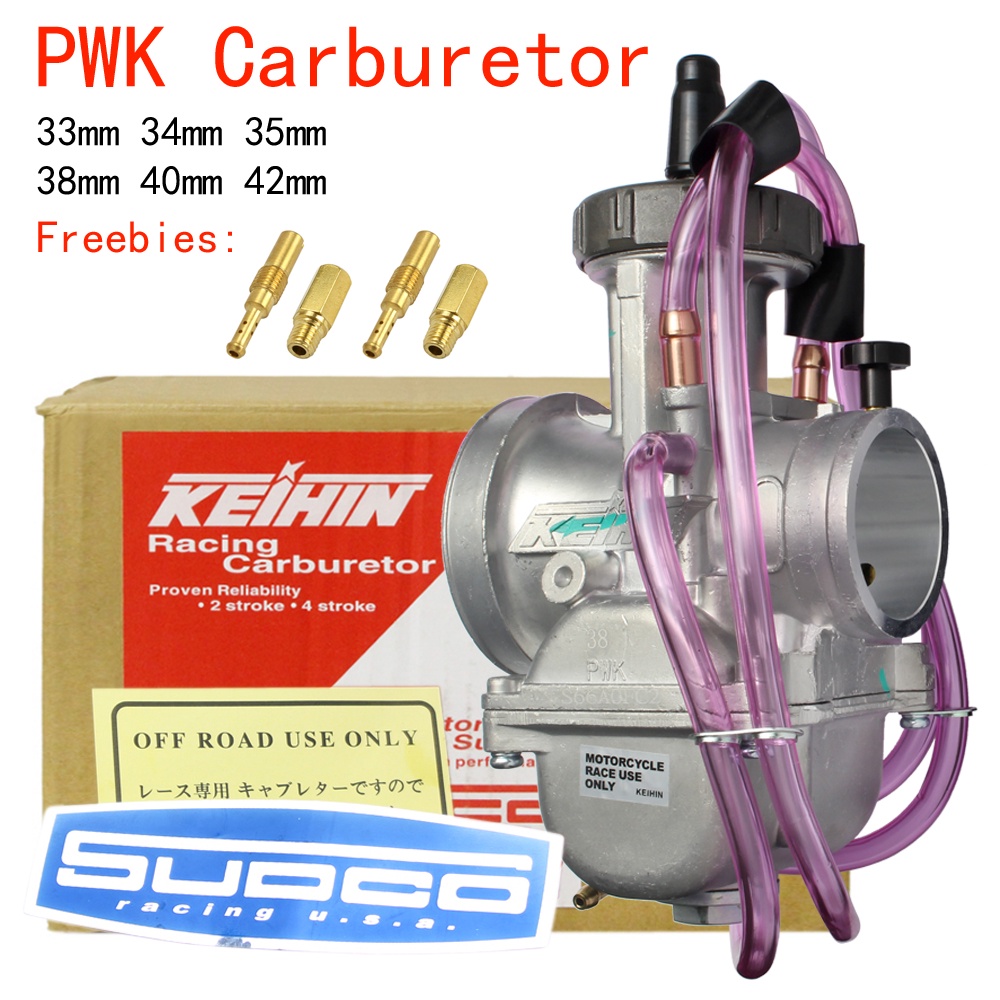 200cc-450cc,(họng 33mm-42mm)bình xăng con SOUCO PWK21 24 26 28 30 32 33 34 35 36 38 40 42 Nova LS 125 24 26 28 Bộ chế hòa khí KEIHIN PWK33/34 36/38/40/42MM chất lượng cao