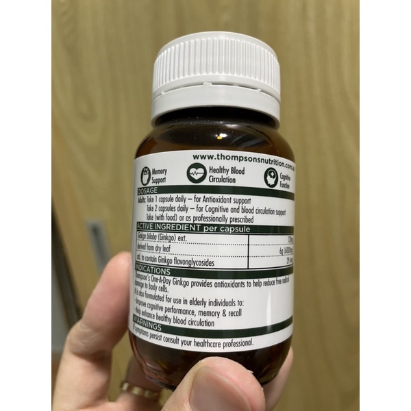 VIÊN UỐNG BỔ NÃO GINGKO THOMPSON 6000mg