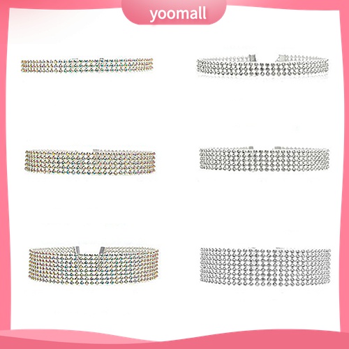 Vòng Cổ Choker Đính Đá Sang Trọng Thời Trang Cho Nữ