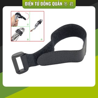Dây dán Velcro khóa nhựa buộc gọn dây điện dây cáp, dây gai quấn cáp