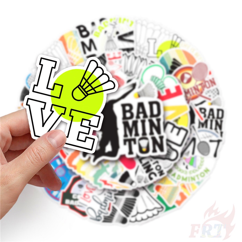 50Pcs/Set ❉ Badminton Series 01 Stickers ❉ Waterproof DIY Fashion Decals Doodle Stickers