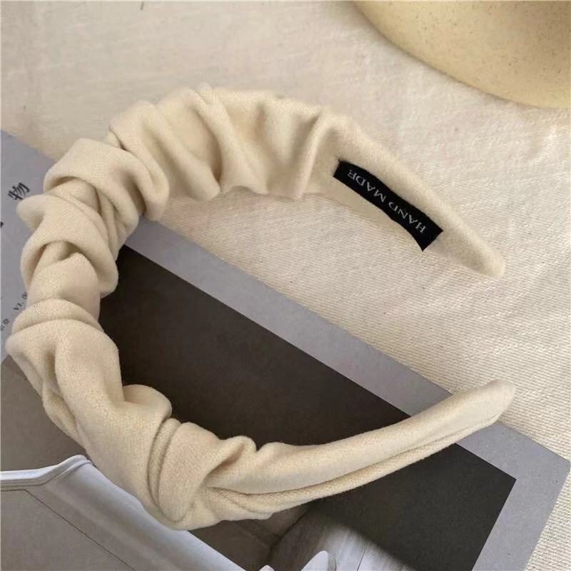 Băng Đô Cài Tóc Phủ Lông Thời Trang Thanh Lịch Cho Nữ