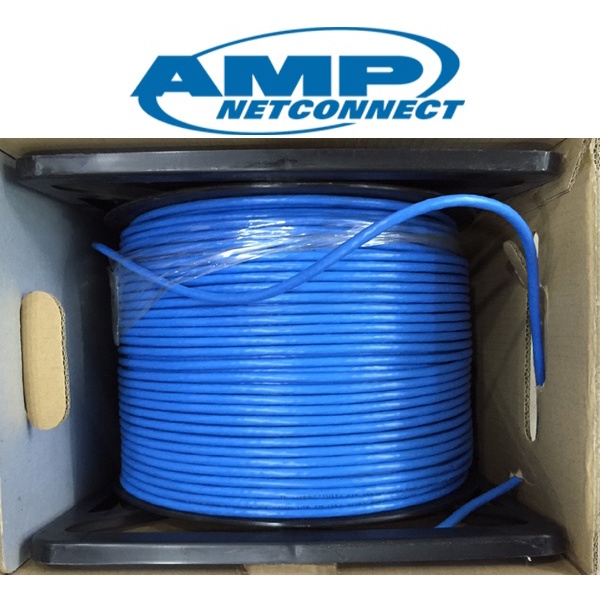 Dây Cáp Internet Cat6E AMP Chính Hãng Ruột Đồng Chống Nhiễu Gigabit băng thông cao