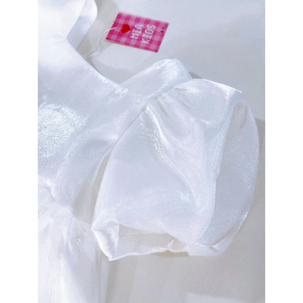 Đầm váy xòe công chúa cao cấp voan tơ mềm mại và thoáng mát haivanco cho bé gái 10 đến 40 kg đi học đi chơi đều đẹp