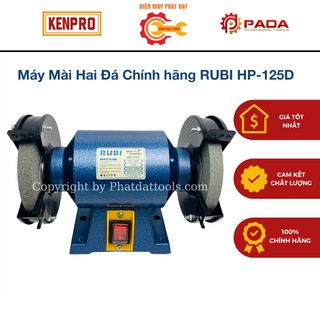 Máy mài hai đá chính hãng rubi hp-125d máy mài 2 đã mini