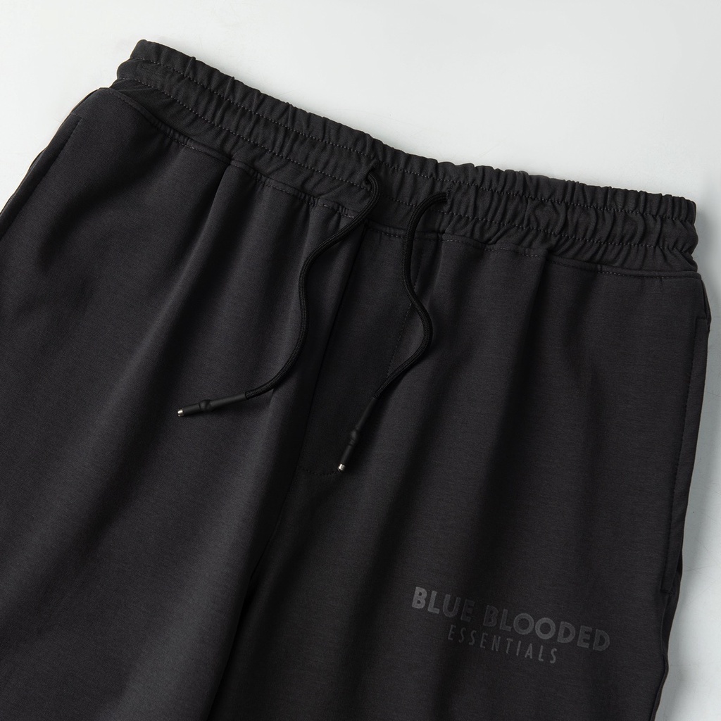 Quần nỉ Jogger Essential chất nỉ da cá gấu chun dáng Basic Unisex màu Xám chì Loacal brand Blue Blooded