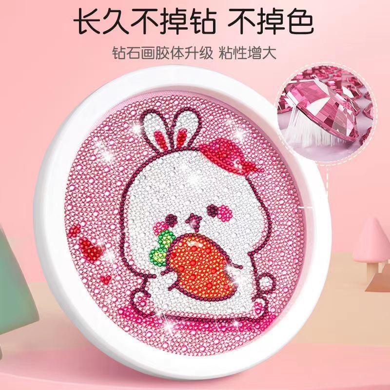 Bộ Đồ Chơi Nhãn Dán Đính Đá Thủ Công Tự Làm Sáng Tạo Cho Bé Gái