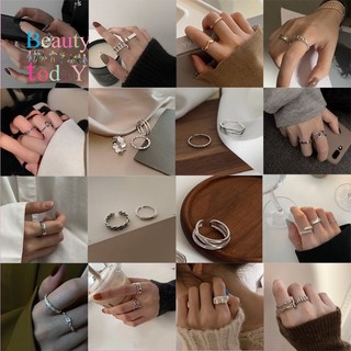 Nhẫn hợp kim hình hoa hồng đính đá thời trang cho nữ