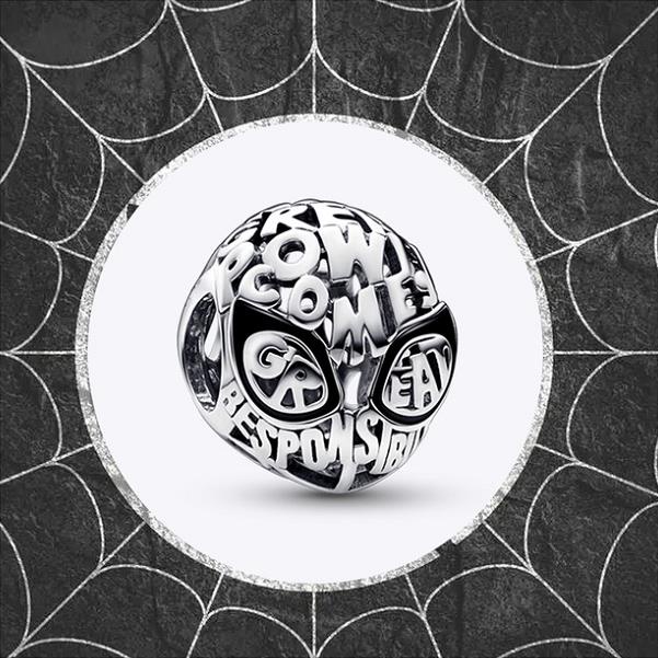 Mặt Dây Chuyền Mạ Bạc 925 Hình Người Nhện Cá Tính Thời Trang