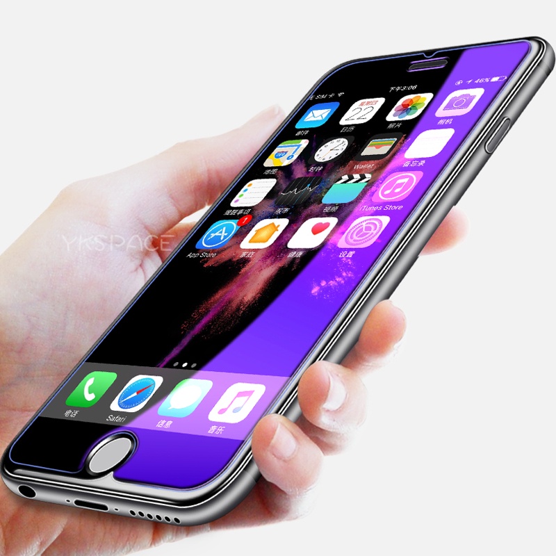 1 Kính Cường Lực 9h Chống Ánh Sáng Xanh Cho iphone x xs max xr 11 12 13 mini 14 15 pro max 6 6s 7 8 plus se 2020
