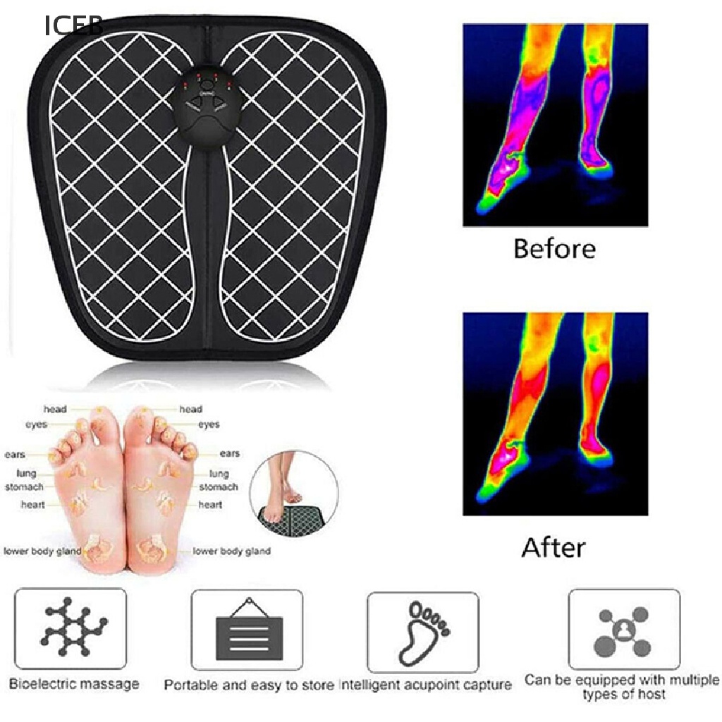 Ic Thảm Massage Chân Chạy Điện Mát Xa Lưu Thông Máu Giảm Đau Tuần Hoàn Máu