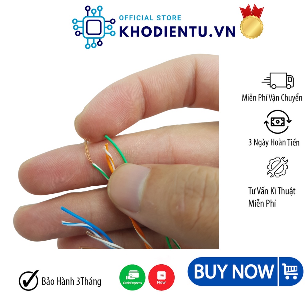 Dây điện làm handmade dây điện đơn bộ 8 mầu dài 1.2 mét dùng DIY lõi 0.2mm - ShopThongMinh5.0