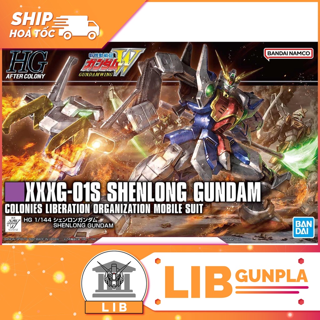 Mô hình lắp ráp Bandai Gundam Wing HG AC 1/144 Shenlong Gundam