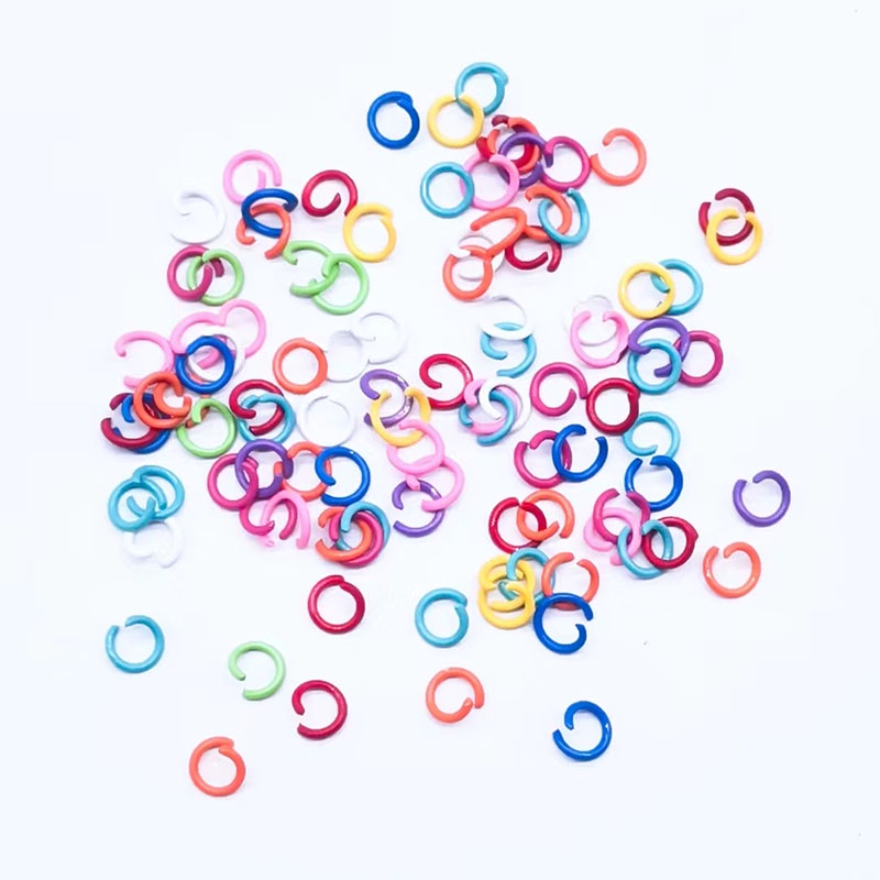 Móc Khóa Dạng Mở Bằng Hợp Kim Màu Sắc DIY