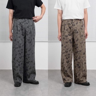 Quần vải họa tiết unisex 2 màu Selected Viola Trousers