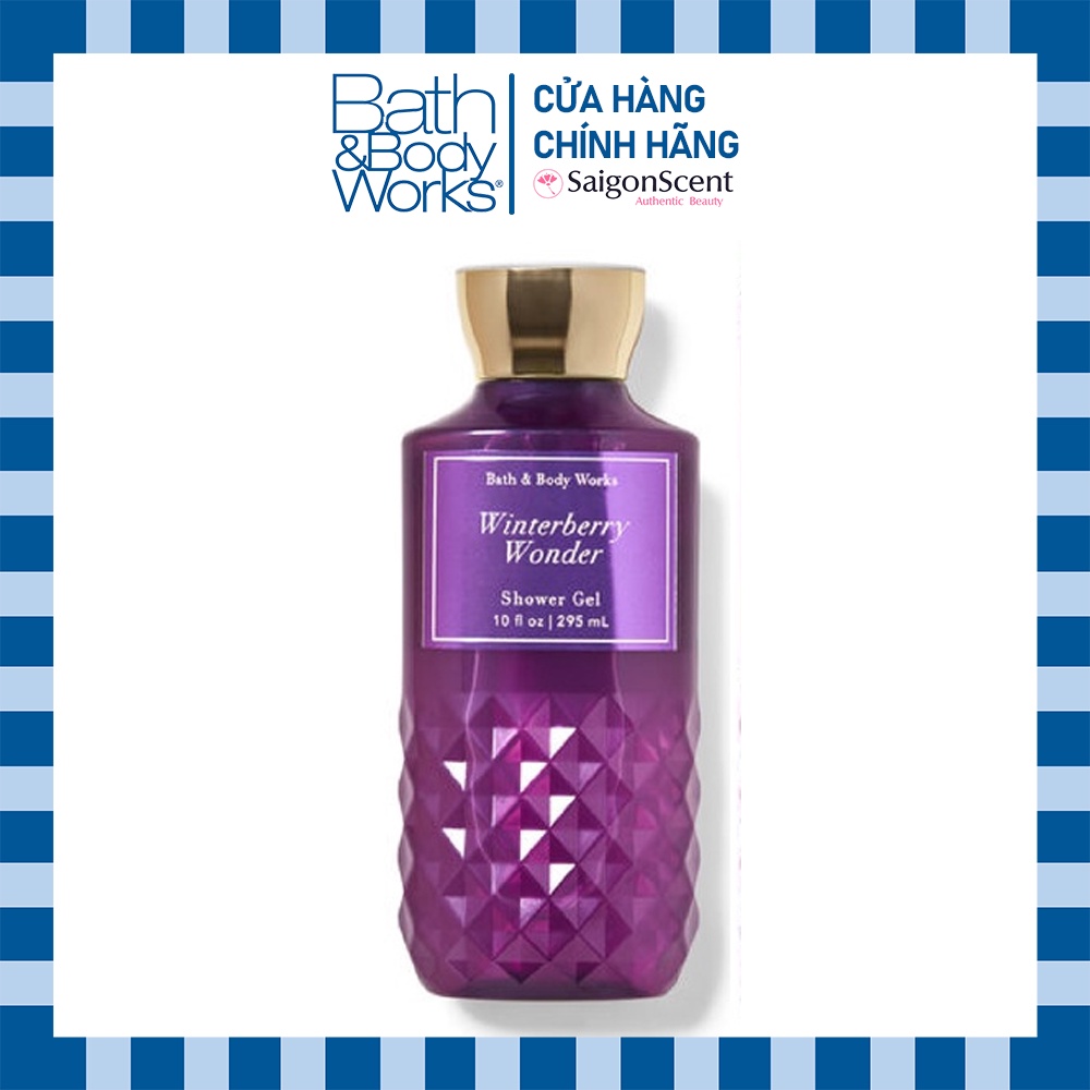 Gel tắm Bath & Body Works Winterberry Wonder (295ml)