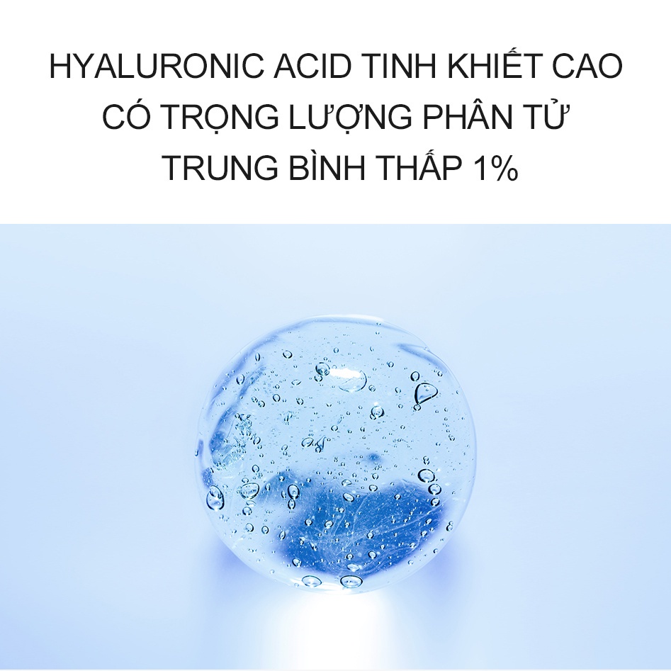 Tinh chất dưỡng ẩm Hyaluron 1% Serum 30ml - Derma Factory