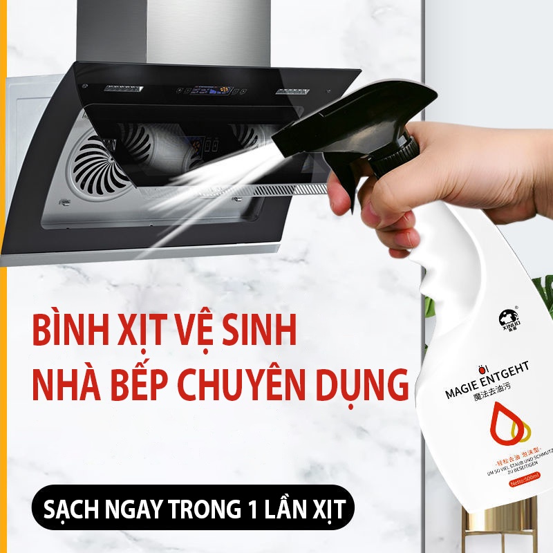 Bình Xịt Vệ Sinh Nhà Bếp Chuyên Dụng Xinuo - Chai 500ml