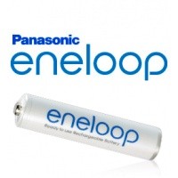 (01 viên) Pin sạc Eneloop Panasonic AAA màu trắng (Phiên bản xuất khẩu)